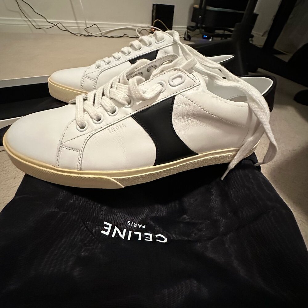 [NEW] CELINE TR01 Low-Top Sneakers. Size 37 (US 6.5)